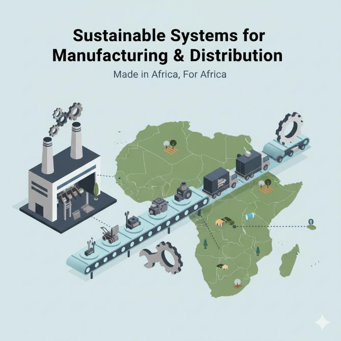 Sustainable systems for manufacturing and distribution